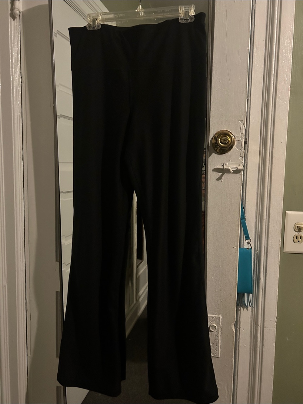 Xersion Black Wide-Leg leggings